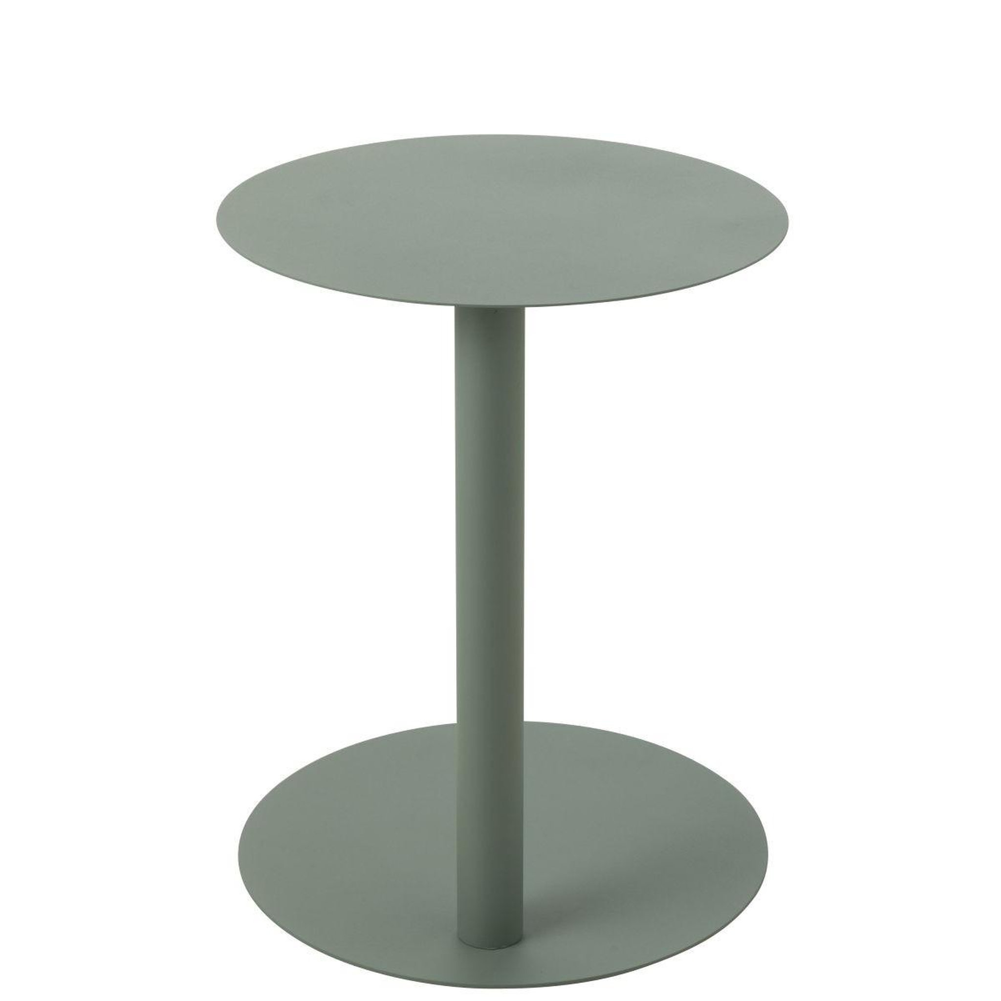 Voir la diapositive 2 : J-LINE Table d'appoint ronde en métal  reva  50cm vert