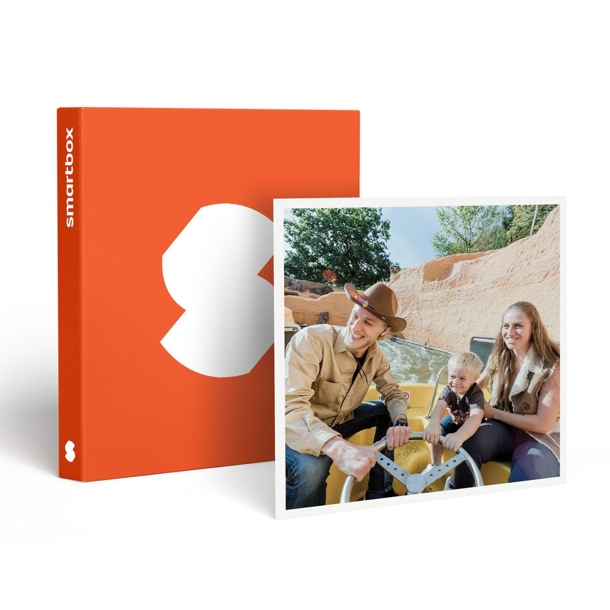 Smartbox Journée à la Mer de Sable : billets pour 2 adultes et 1 enfant avec souvenirs - Coffret Cadeau Sport & Aventure