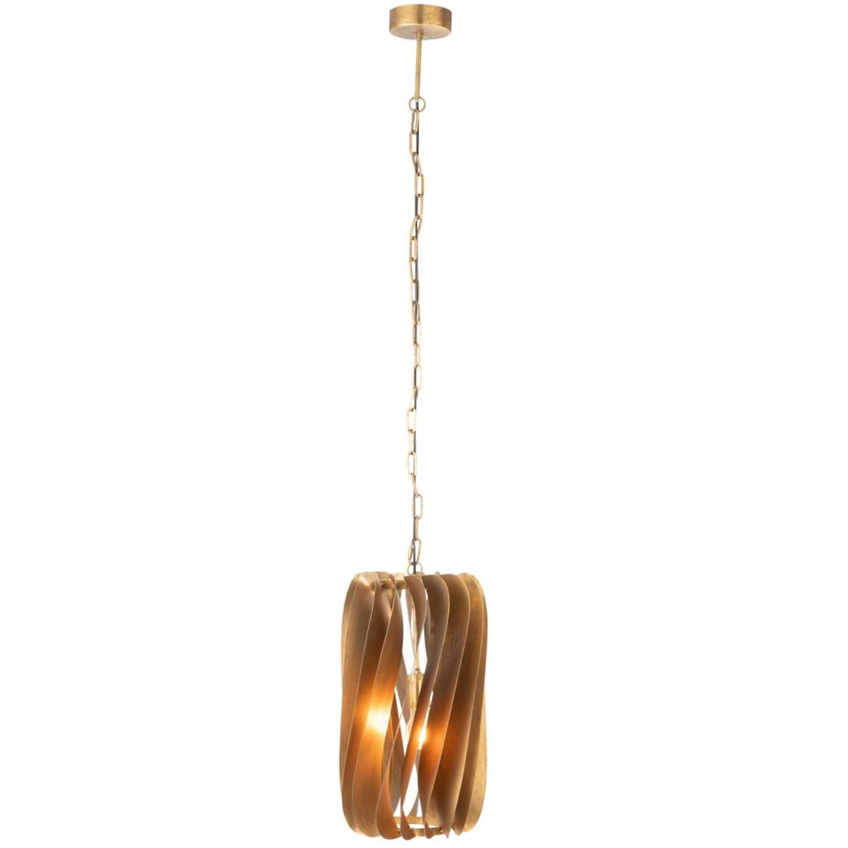 Paris Prix Lampe Suspension Design en Métal  Tina  156cm Or