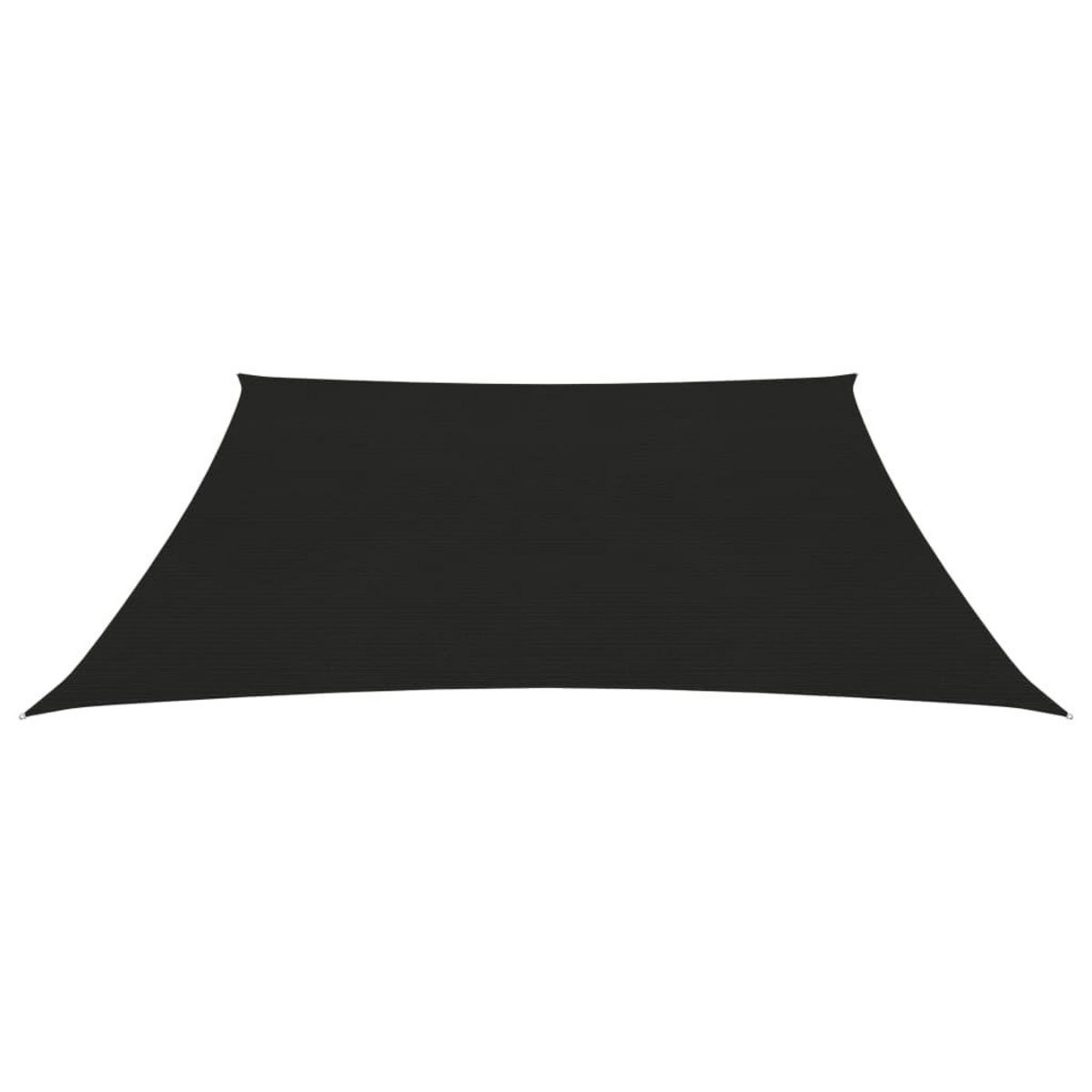 VIDAXL Voile d'ombrage 160 g/m^2 Noir 2,5x3 m PEHD