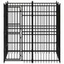Voir la diapositive 2 : VIDAXL Chenil d'exterieur pour chiens Acier 3,69 m²