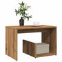 Voir la diapositive 1 : VIDAXL Table d'appoint chene artisanal 59x36x38 cm bois d'ingenierie