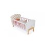 Voir la diapositive 2 : Juratoys-Janod Lit de Poupée Candy Chic en Bois Blanc et Rose - Accessoire Idéal pour Enfants