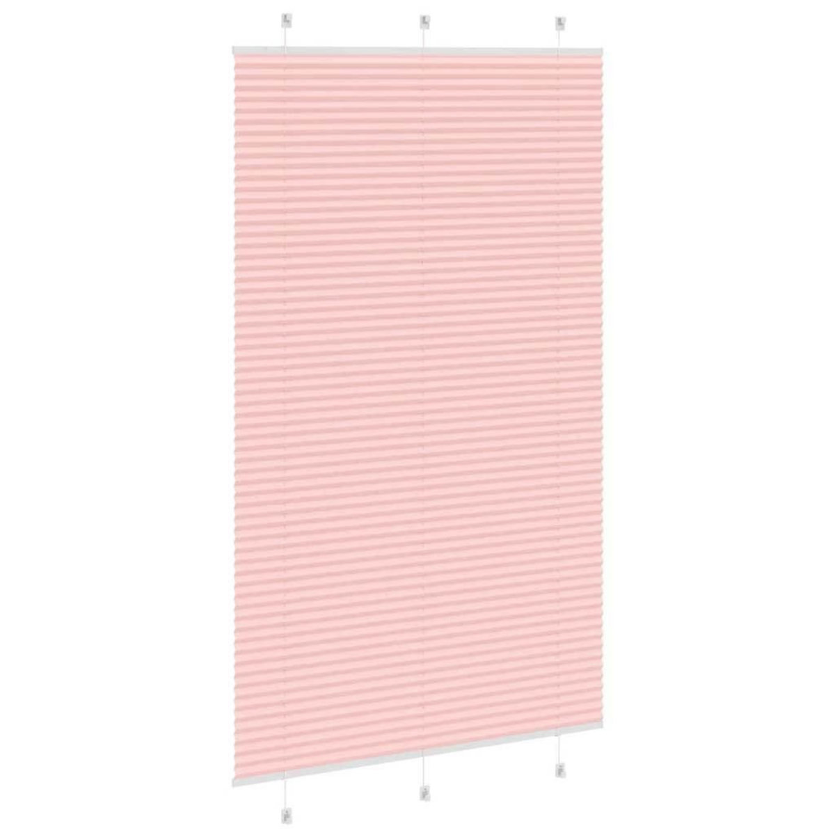 VIDAXL Store plisse rose 115x200 cm largeur du tissu 114,4cm polyester