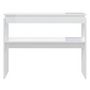 Voir la diapositive 4 : VIDAXL Table console blanc brillant 102x30x80 cm bois d'ingenierie