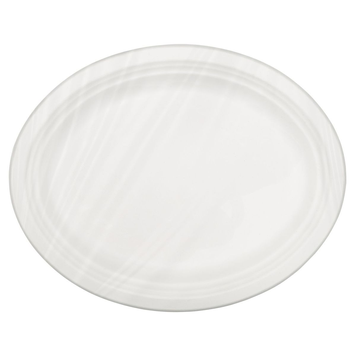 Plats ovales 26x32cm compostables x5 5 pièces