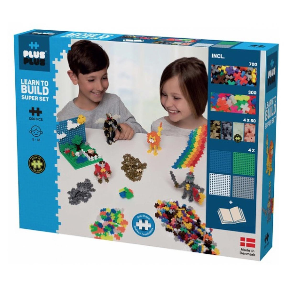 PlusPlus ++ Mega kit decouvertes Basic 1200 pieces