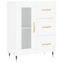 Voir la diapositive 2 : VIDAXL Buffet blanc 69,5x34x90 cm bois d'ingenierie