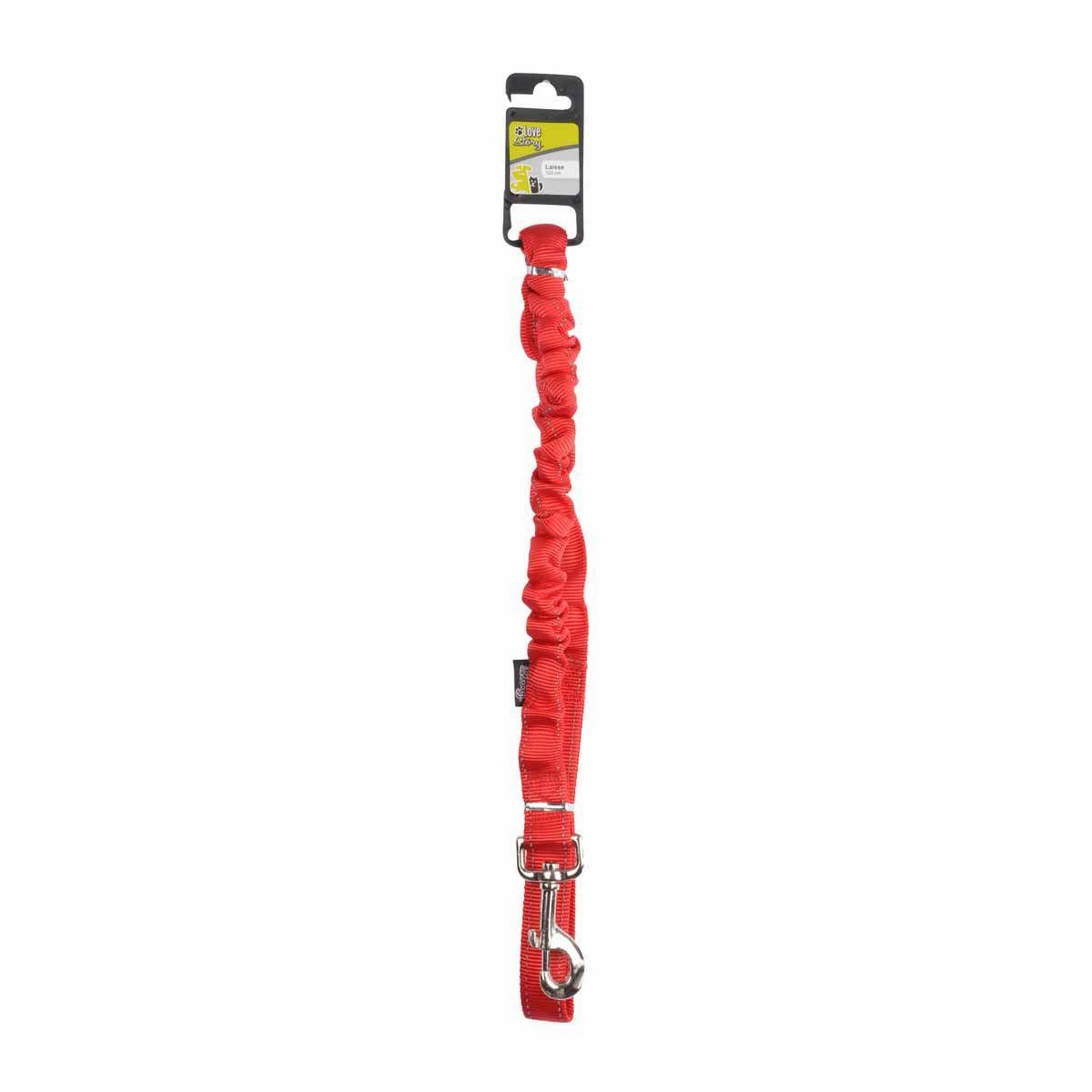 Voir la diapositive 2 : HOMEA Laisse chien anti à coups  essentiel  120cm rouge