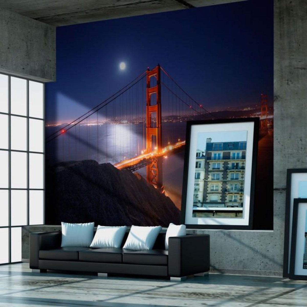 Paris Prix Papier Peint  Golden Gate Bridge de Nuit