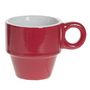 Voir la diapositive 4 : Paris Prix Lot de 6 Tasses & Porte Capsules  Rack  5cl Multicolore