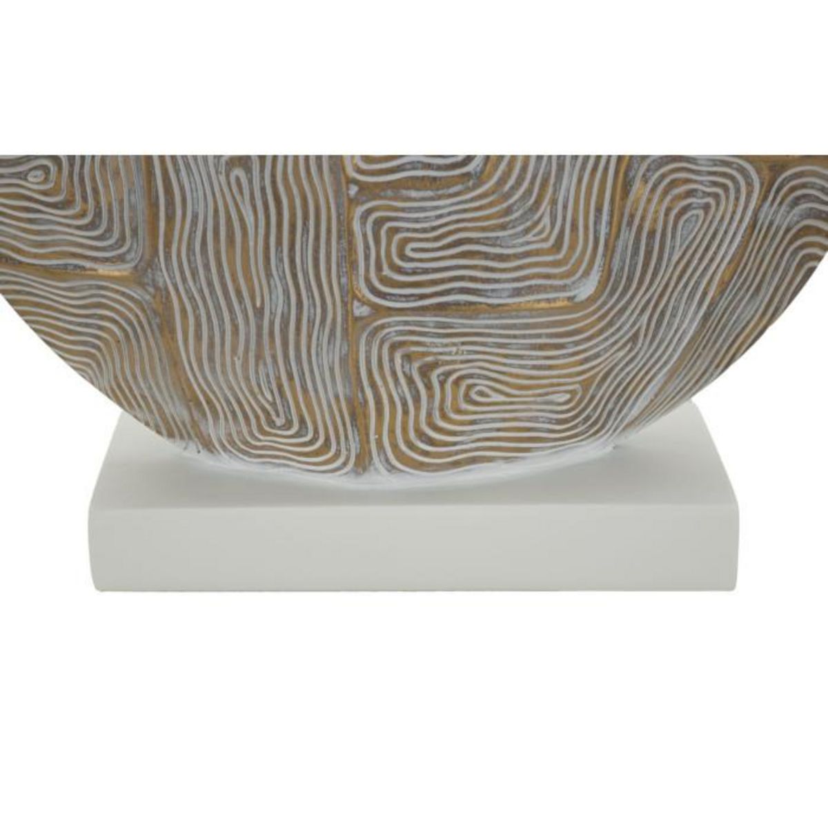 Paris Prix Lampe à Poser en Résine  Elips  68cm Or