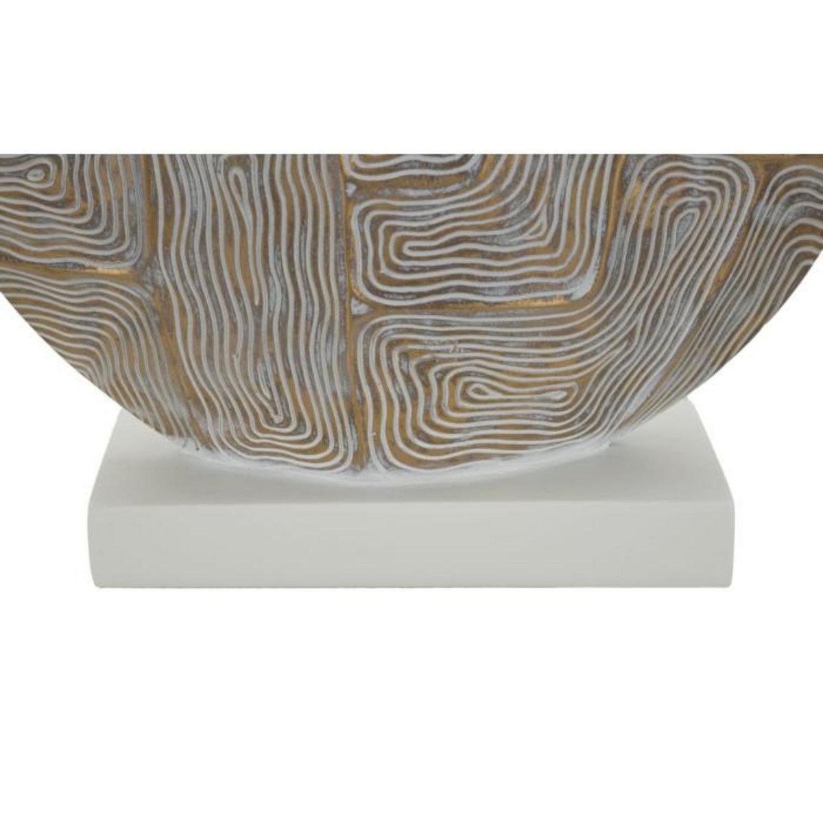 Paris Prix Lampe à Poser en Résine  Elips  68cm Or