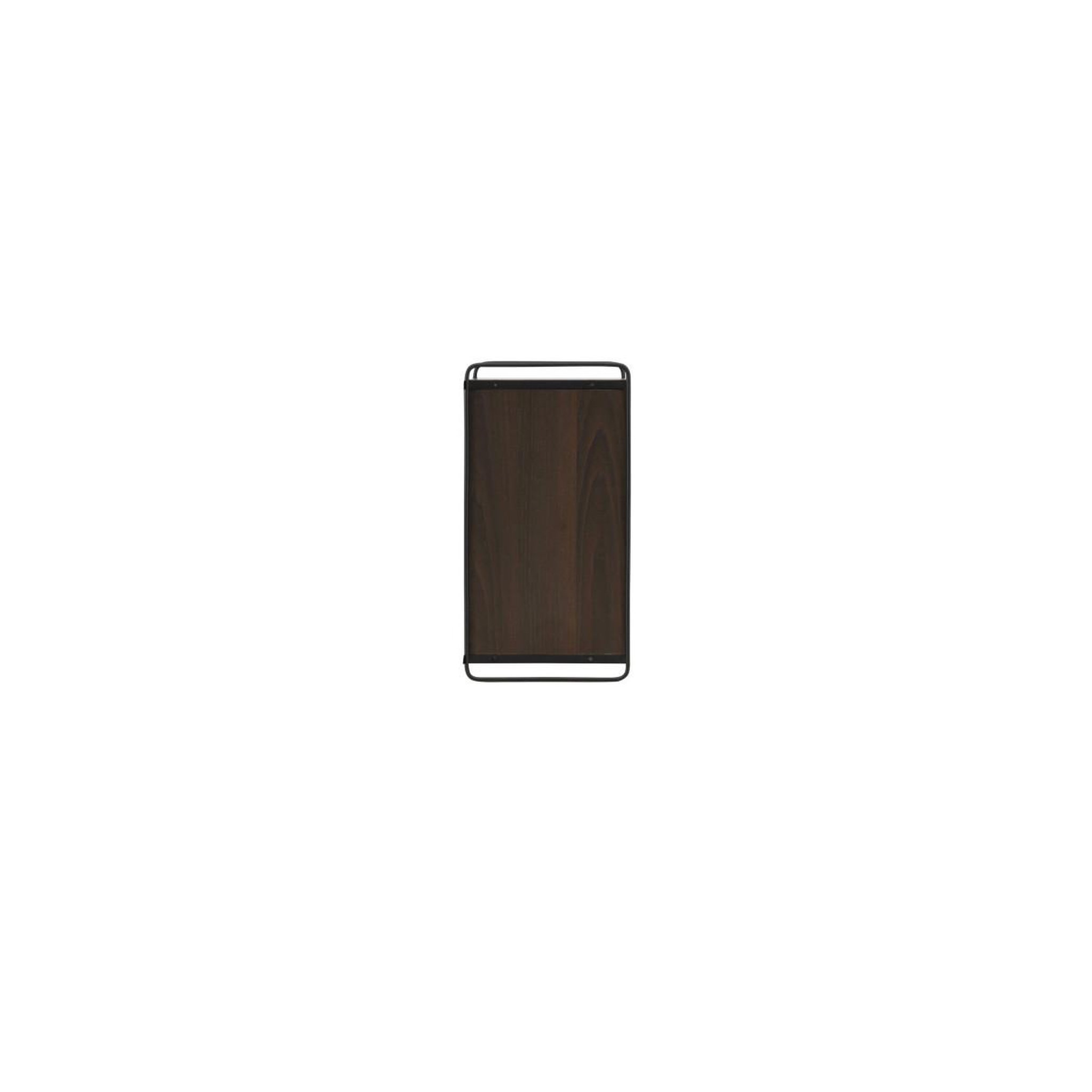 Voir la diapositive 4 : Paris Prix Étagère murale 2 portes  paris  68cm marron foncé