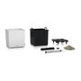 Voir la diapositive 2 : LECHUZA Cube Cottage 50 - kit complet, blanc 50 cm