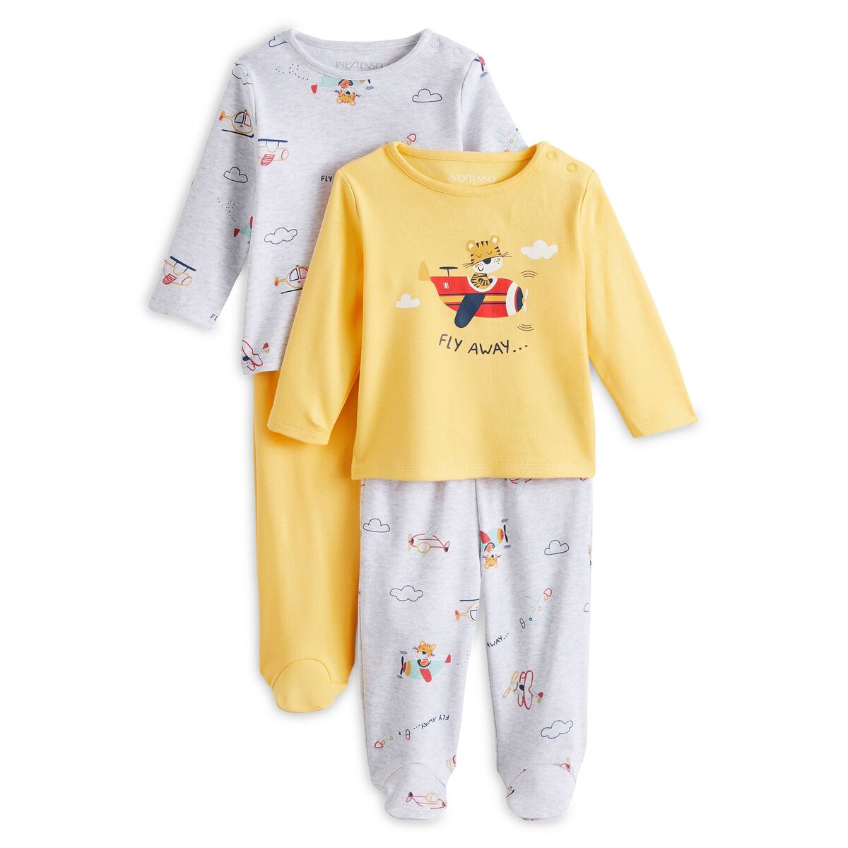 INEXTENSO Ensemble pyjama velours lutin de noël garçon pas cher