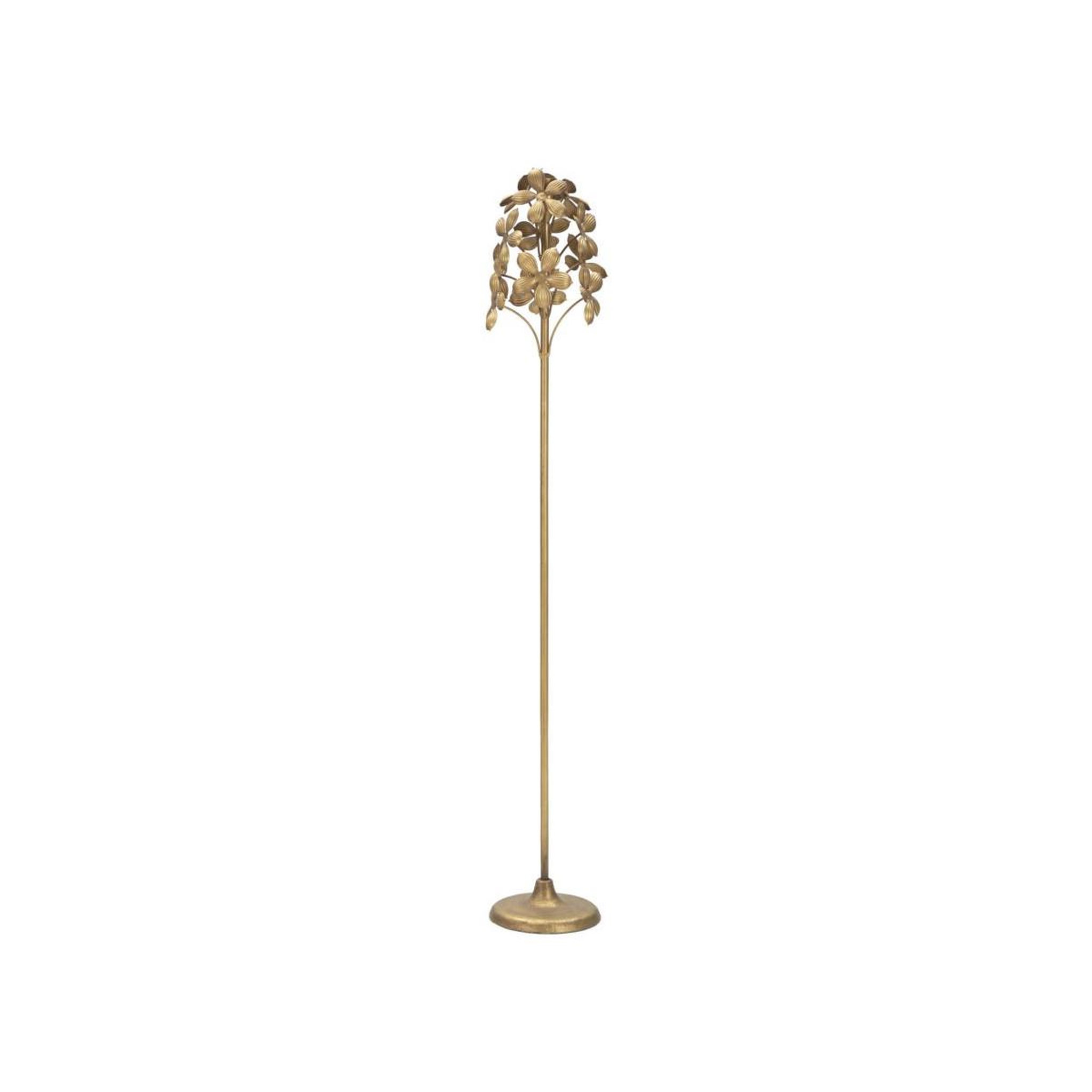Paris Prix Bougeoir design en métal  flowy  93cm or