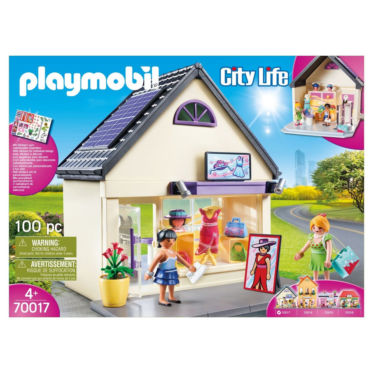 PLAYMOBIL 70017 - City Life - Boutique de mode