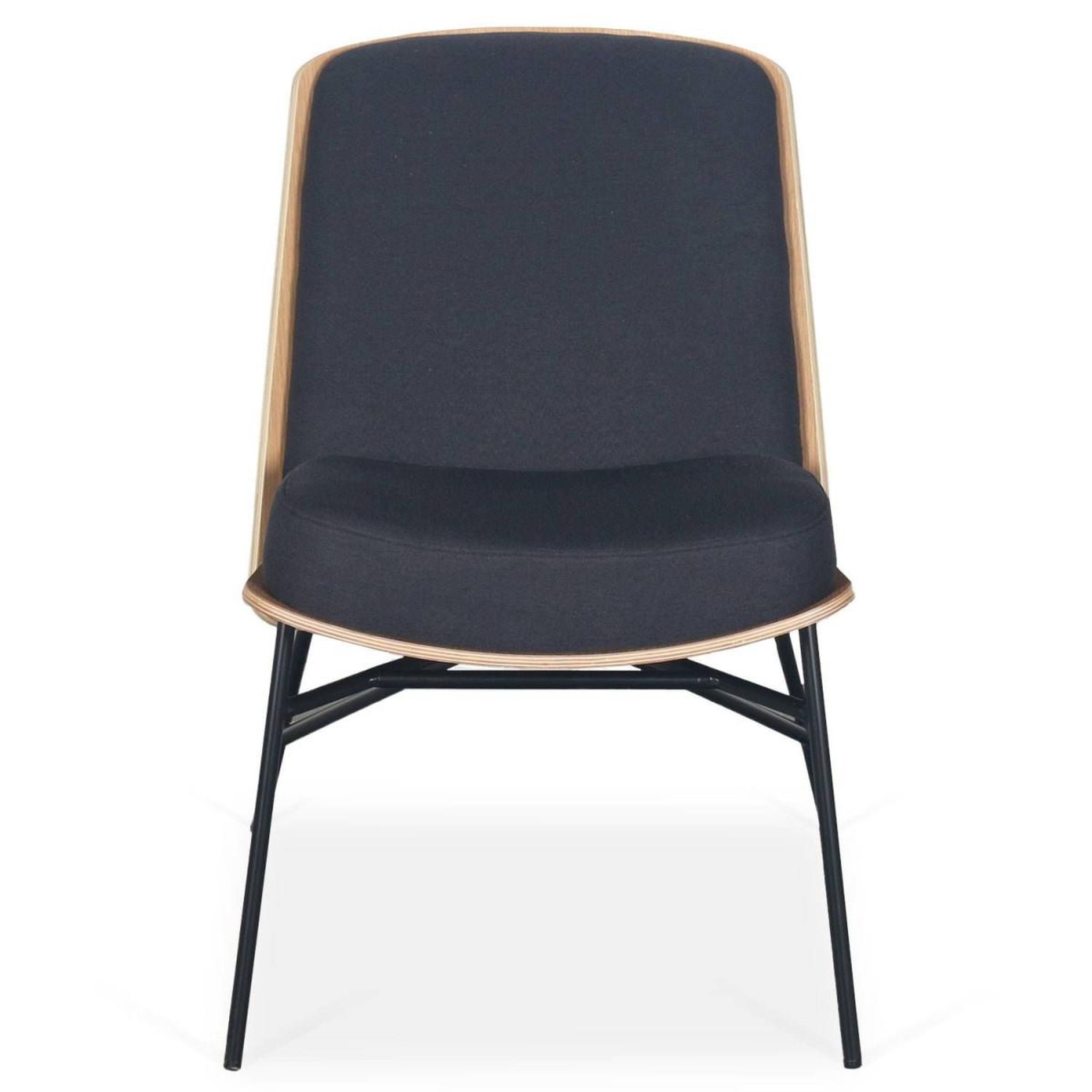Voir la diapositive 3 : Paris Prix Fauteuil design  vincente  80cm noir