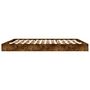 Voir la diapositive 5 : VIDAXL Cadre de lit sans matelas chene fume 180x200 cm