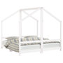 Voir la diapositive 2 : VIDAXL Cadre de lit pour enfant blanc 2x(80x160) cm bois de pin massif