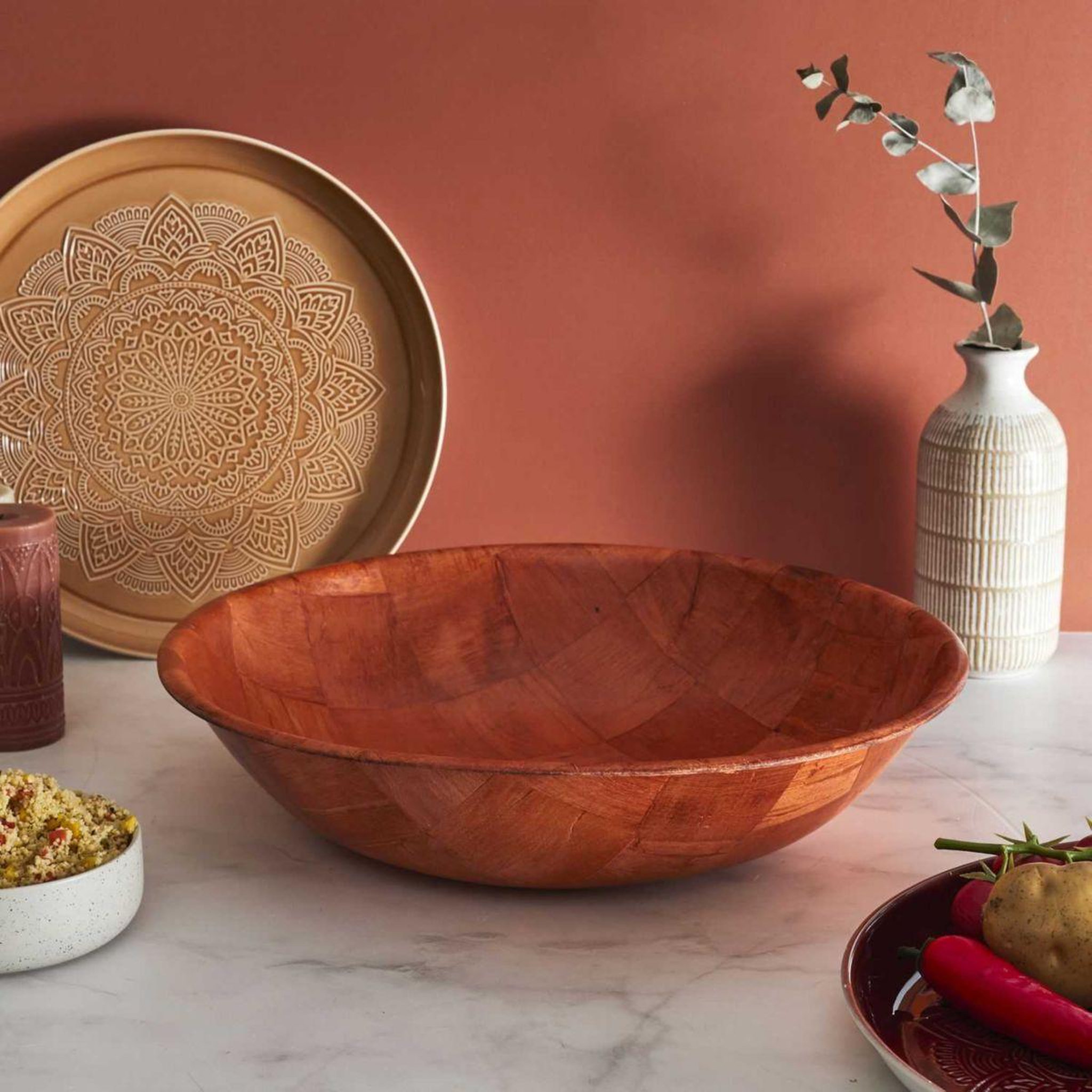 Voir la diapositive 5 : The Home Deco Factory Saladier creux couscous 35cm gasaa