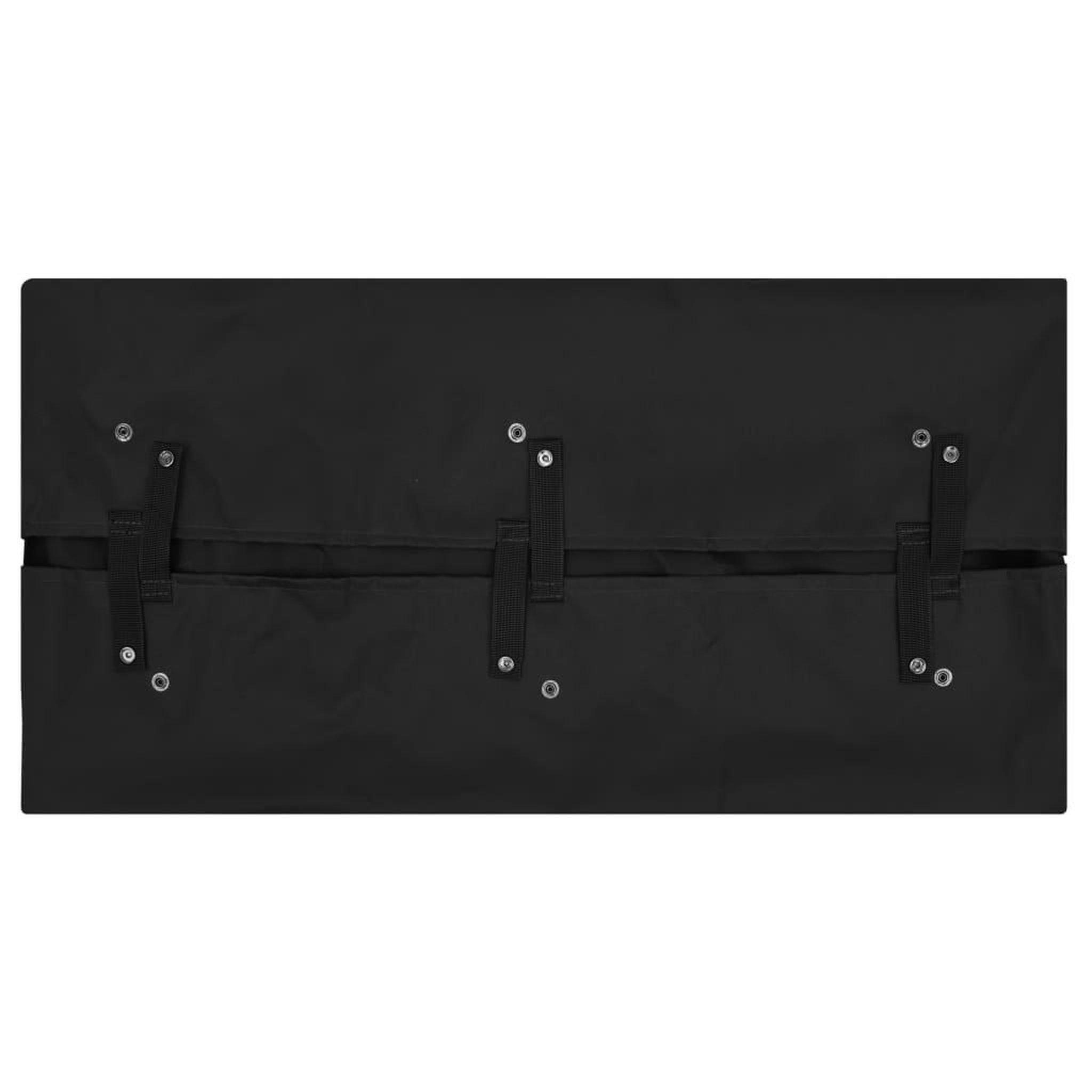 Voir la diapositive 2 : VIDAXL Bache de chariot de jardin Noir 81x41x40 cm Tissu