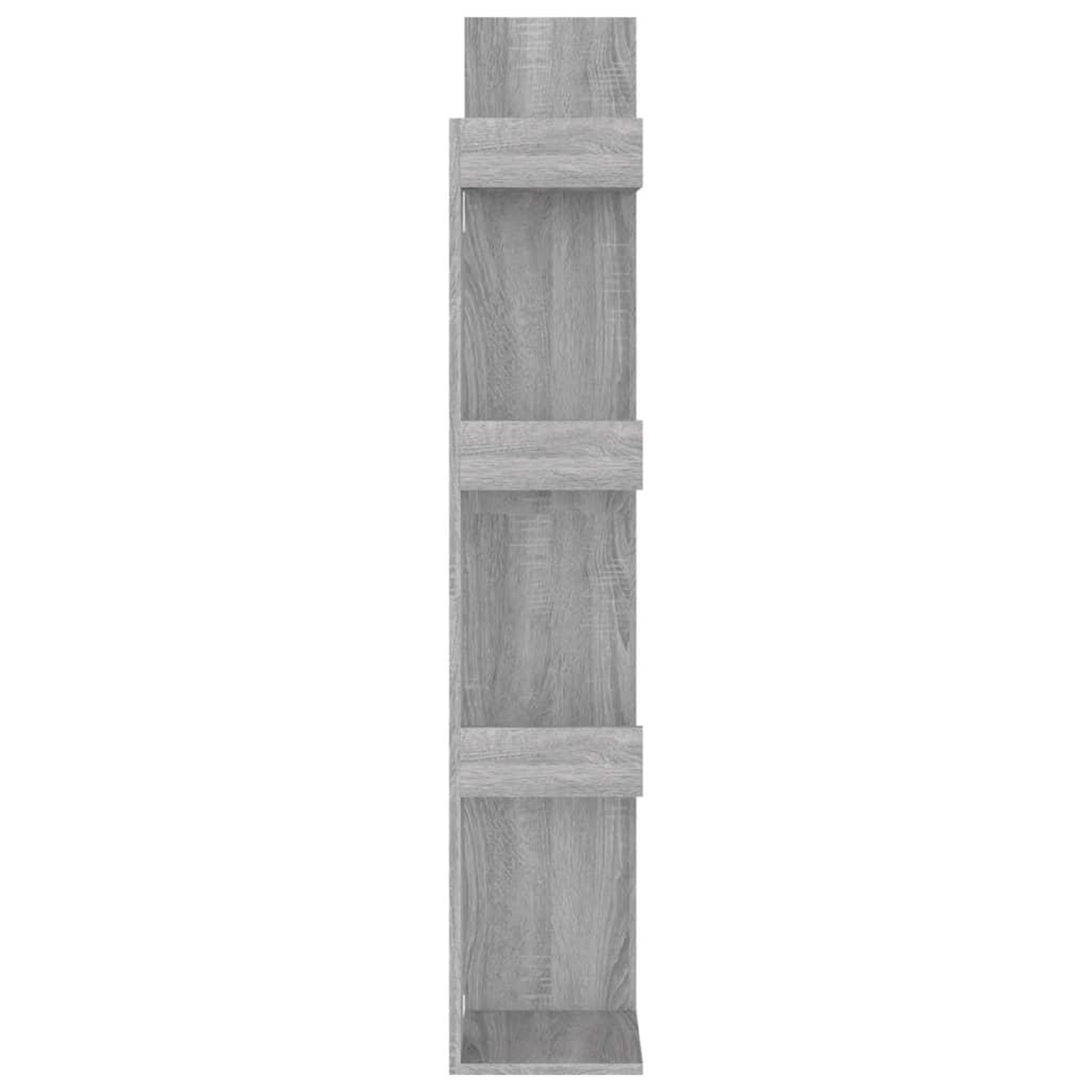 Voir la diapositive 4 : VIDAXL Bibliotheque 48x25,5x140 cm Sonoma gris Bois d'ingenierie
