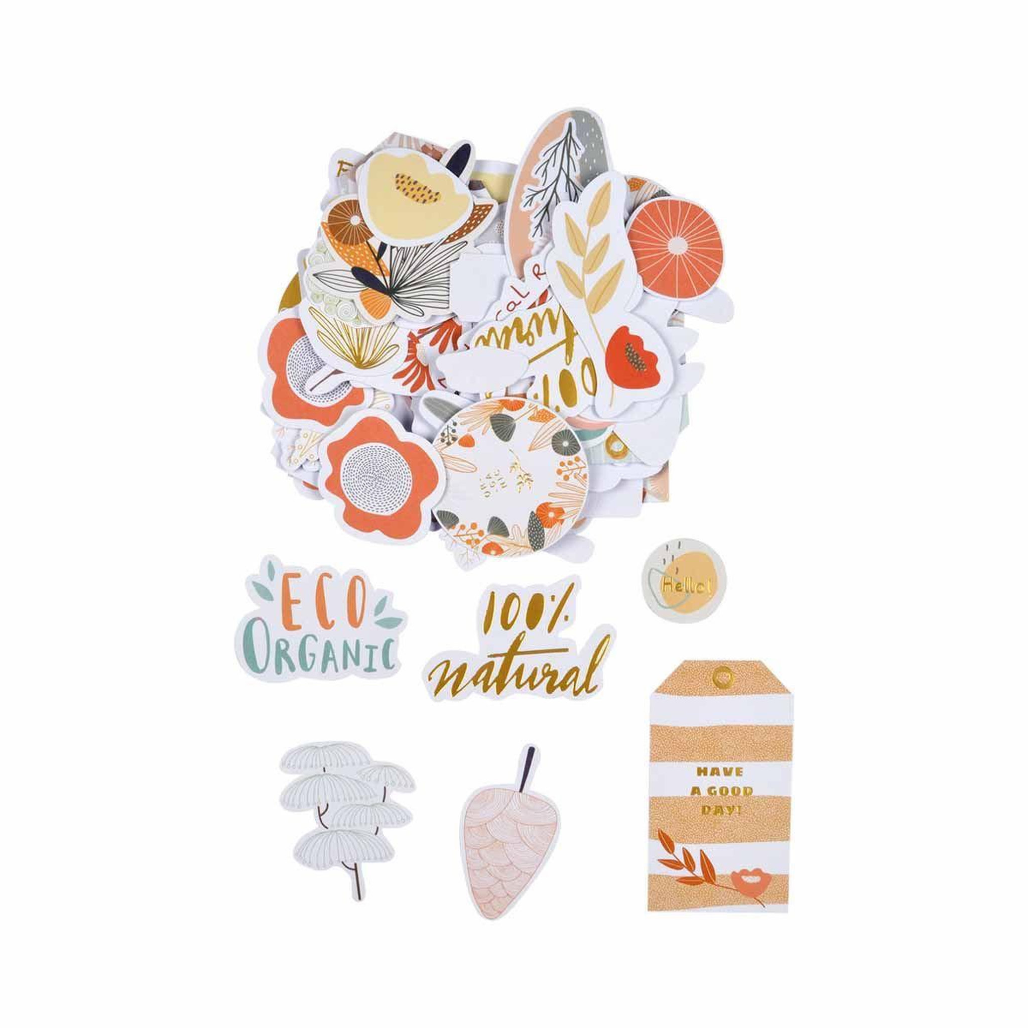 HOMEA Lot de 140 Embellisseurs  Harmonie  Multicolore