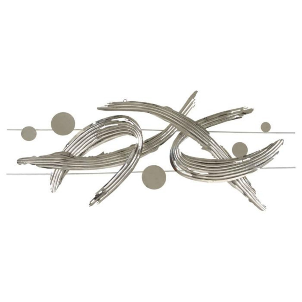 Paris Prix Décoration Murale en Métal  Mondrian  121cm Argent