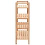 Voir la diapositive 3 : VIDAXL Etagere a chaussures Bois de noyer massif 69 x 26 x 81 cm