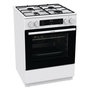 Voir la diapositive 1 : GORENJE Cuisinière gaz GKS6C70WJ