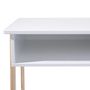 Voir la diapositive 3 : Atmosphera Kids Bureau en bois enfant Douceur - L. 58 x H. 52 cm - Blanc