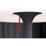 Voir la diapositive 6 : Paris Prix Lampadaire d'Extérieur  Moris  187cm Blanc & Noir