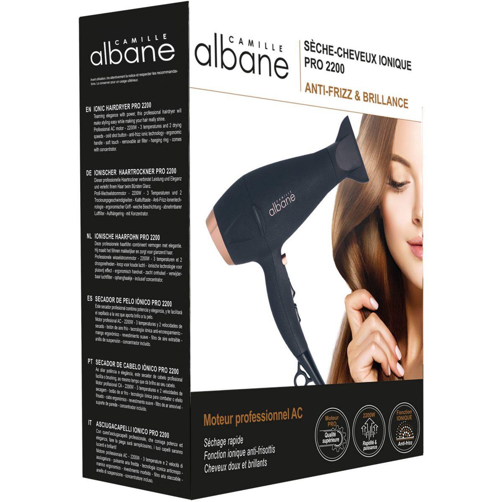 Voir la diapositive 4 : CAMILLE ALBANE Sèche cheveux professionnel pro 2200