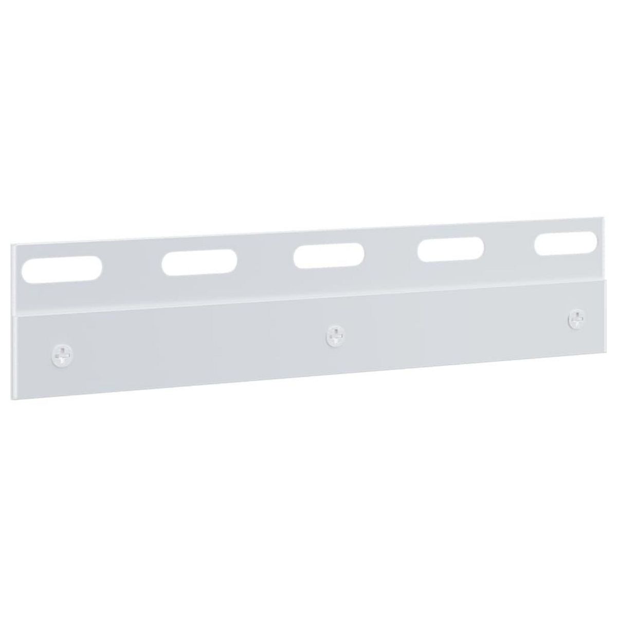 VIDAXL Plaques de connexion 6 pcs argente 20 cm acier inoxydable