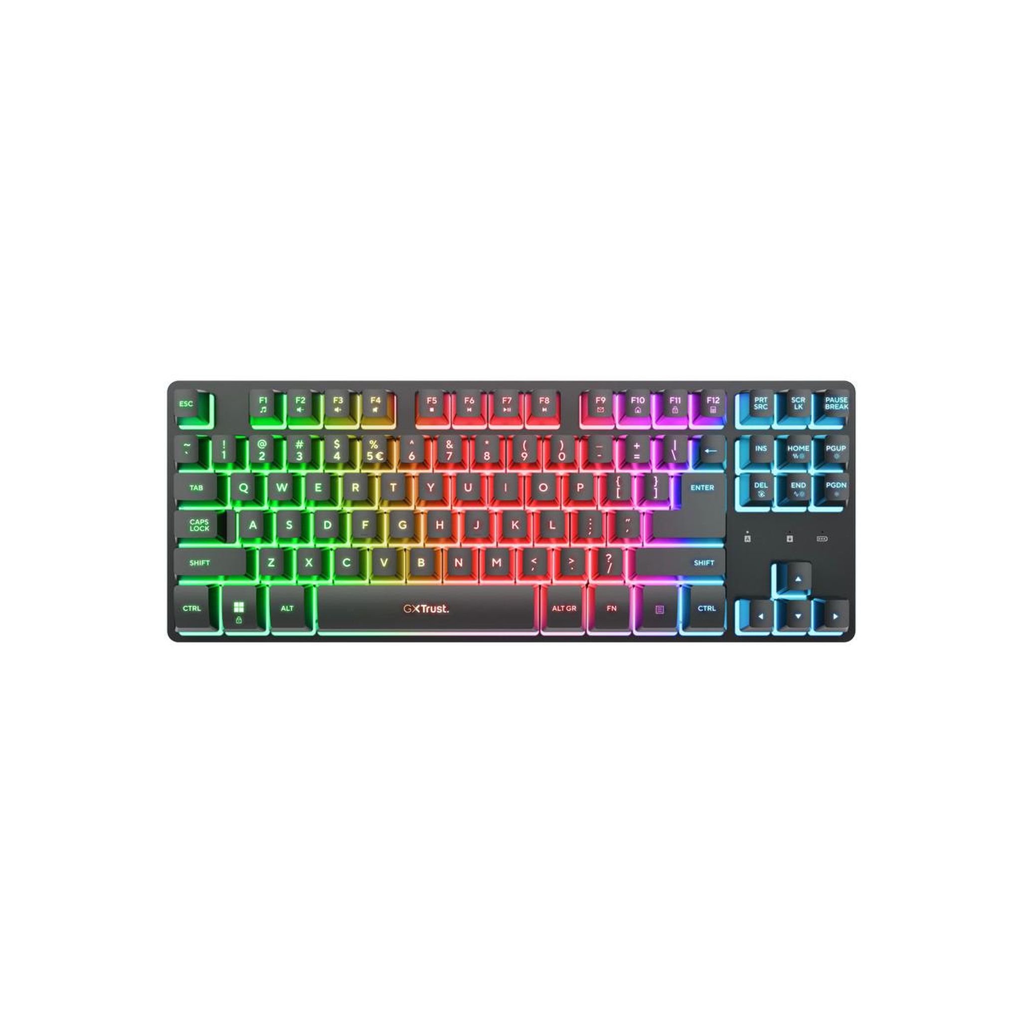 Voir la diapositive 3 : Trust Trust gxt 832 thado clavier souris incluse gaming rf sans fil qwerty italien noir