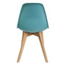 Voir la diapositive 5 : Paris Prix Lot de 2 Chaises Scandinave  Coquil  82cm Bleu