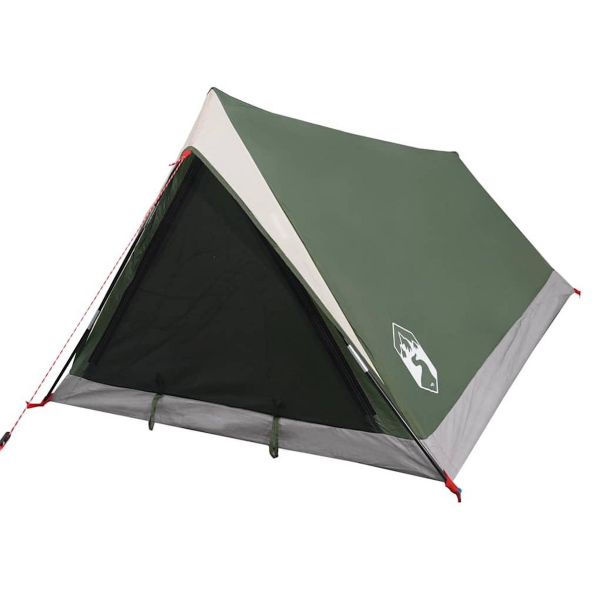VIDAXL Tente de camping 2 personnes vert impermeable
