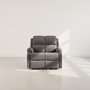 Voir la diapositive 2 : BEST MOBILIER Armand - canapé 2 places relax électrique en velours côtelé
