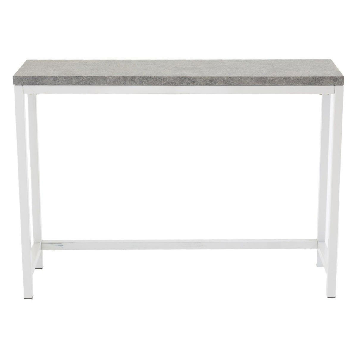 Paris Prix Console Design  Rise  110cm Gris & Blanc