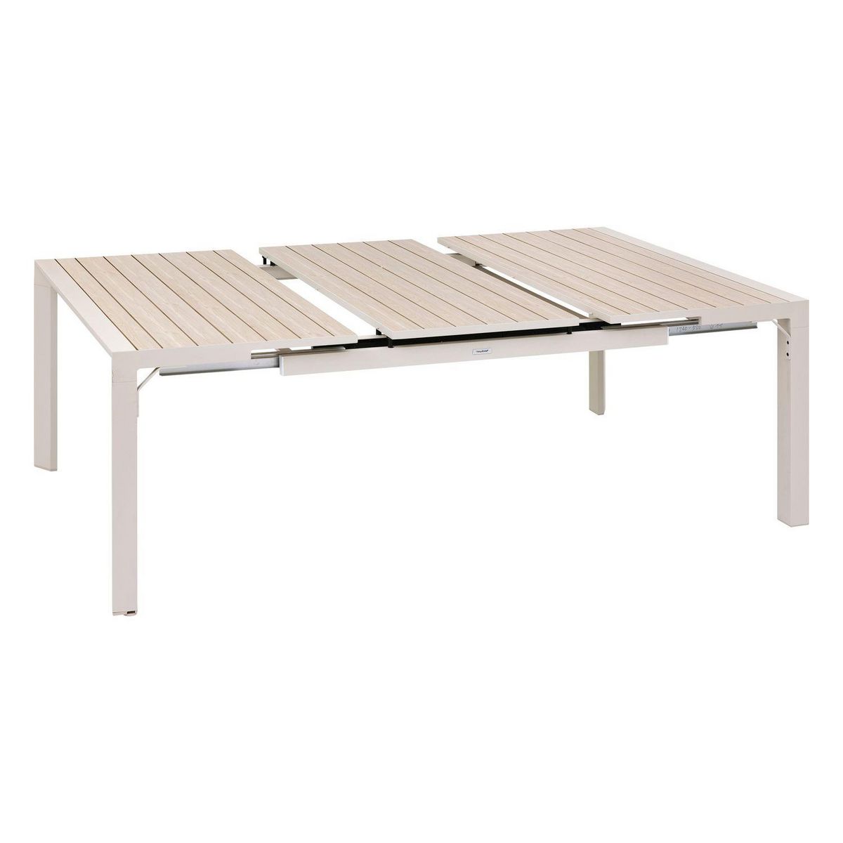 HESPERIDE Table de jardin extensible Evasion en aluminium