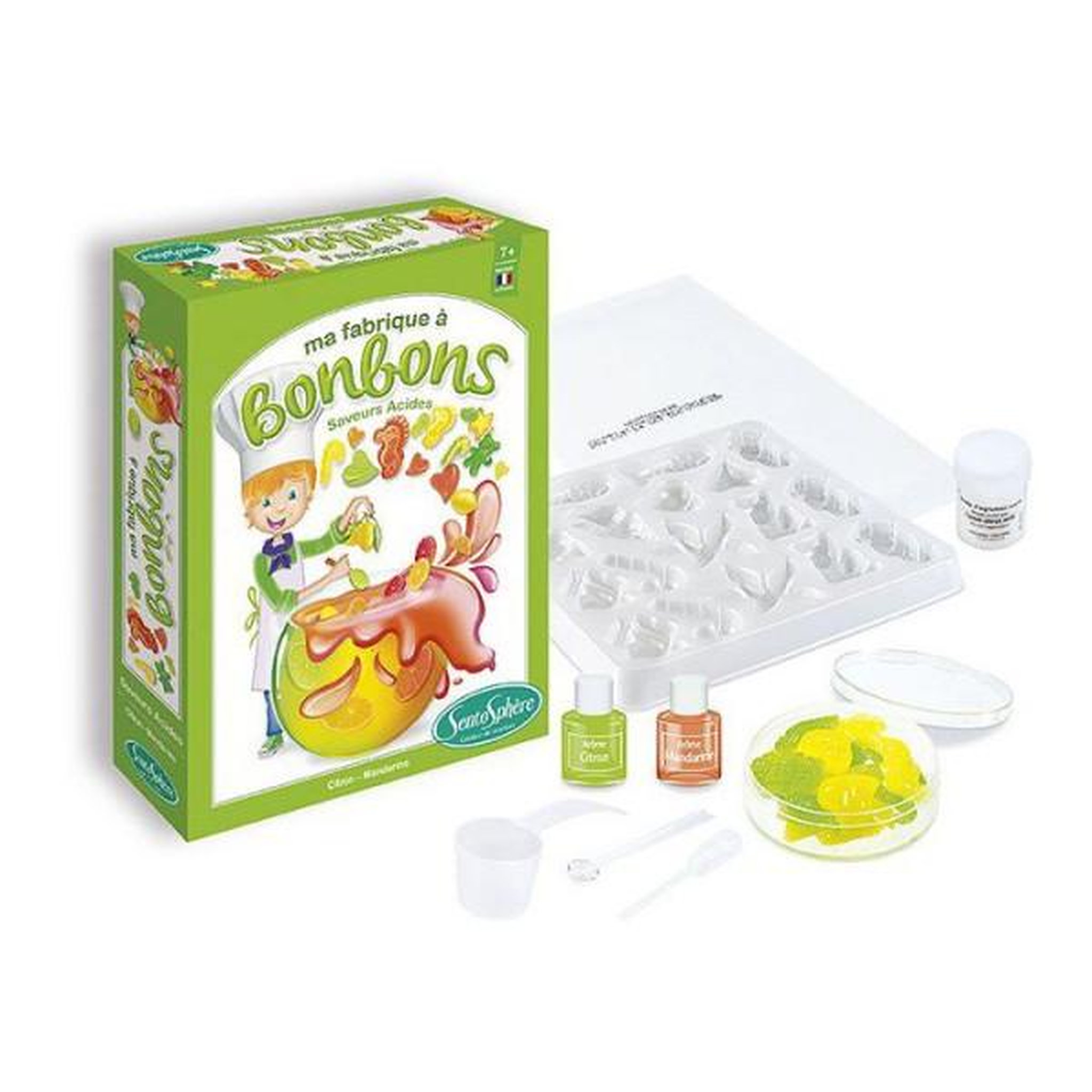 Voir la diapositive 2 : Sentosphere Ma mini fabrique a bonbon saveurs acides