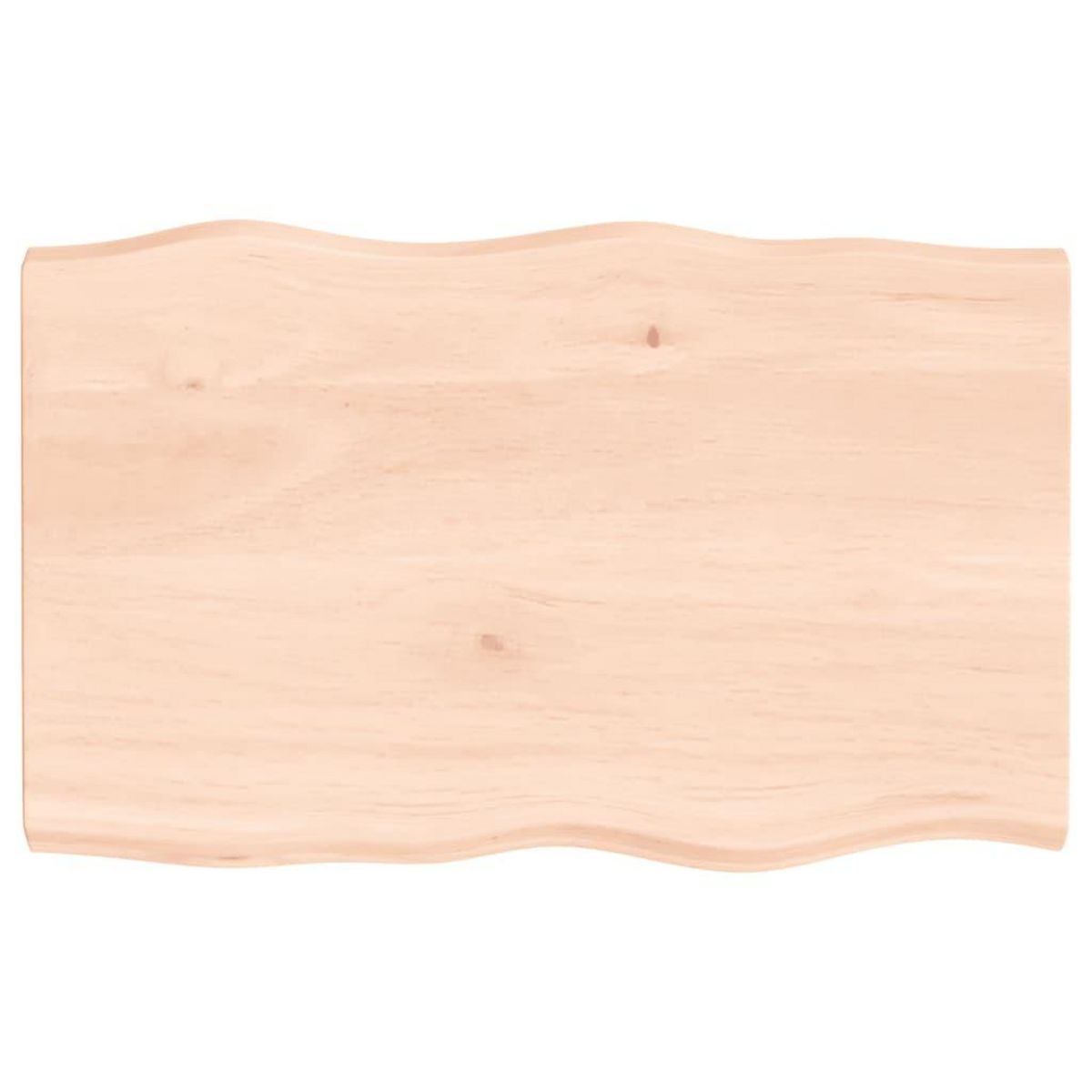 VIDAXL Dessus de table bois massif non traite bordure assortie