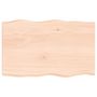 Voir la diapositive 2 : VIDAXL Dessus de table bois massif non traite bordure assortie