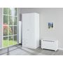 Voir la diapositive 2 : Armoire 2 portes en pin massif  2 tiroirs L93cm MARIEKE