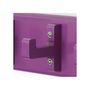 Voir la diapositive 3 : HomeStyle4U Porte-clés Violet avec Crochets et Compartiment de Rangement