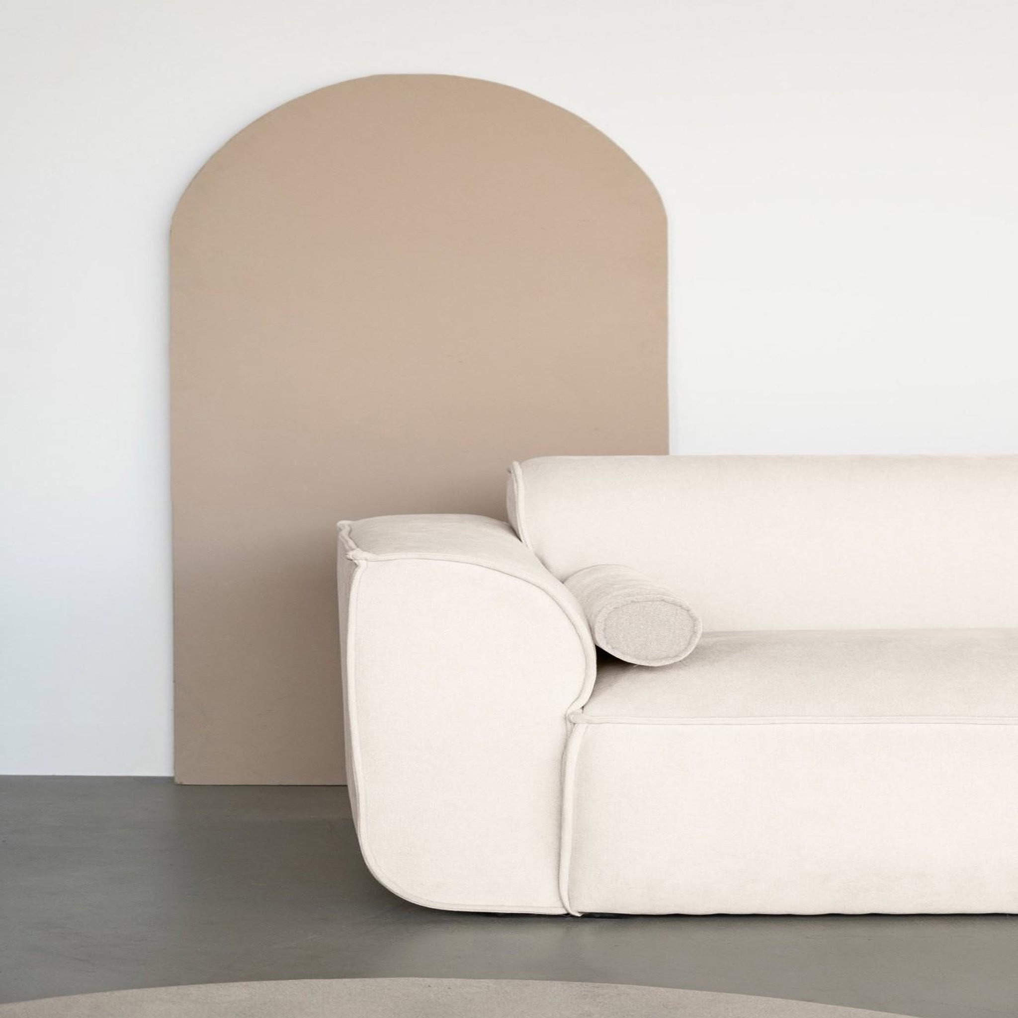 Voir la diapositive 2 : BEST MOBILIER Felix - module d'assise gauche en tissu texturé