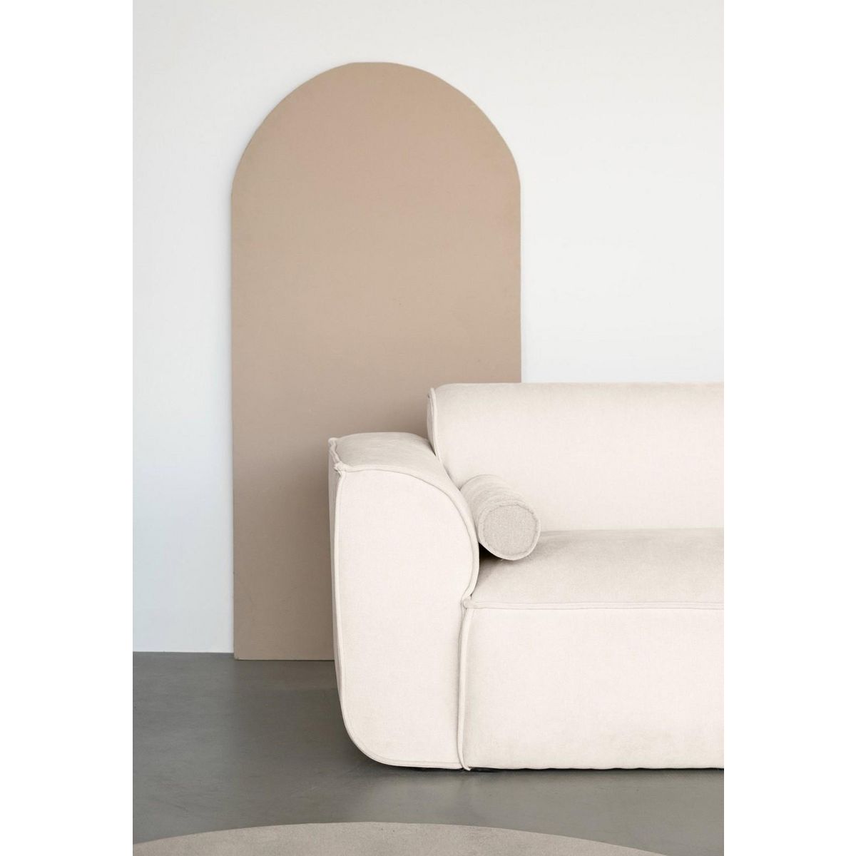 BEST MOBILIER Felix - module d'assise gauche en tissu texturé