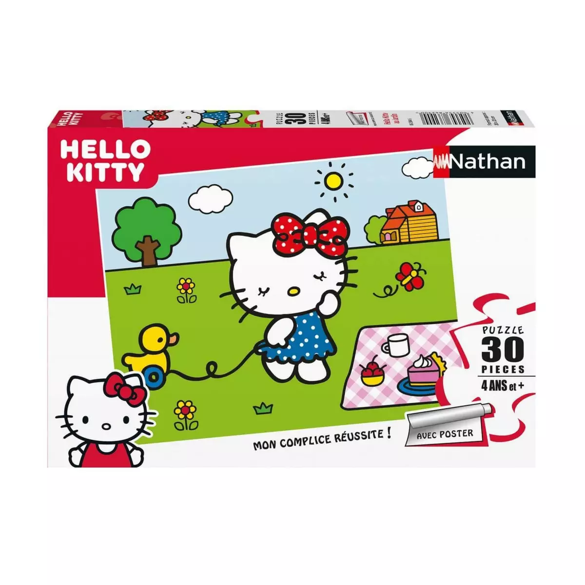 Nathan Puzzle 30 pièces : Hello Kitty au jardin